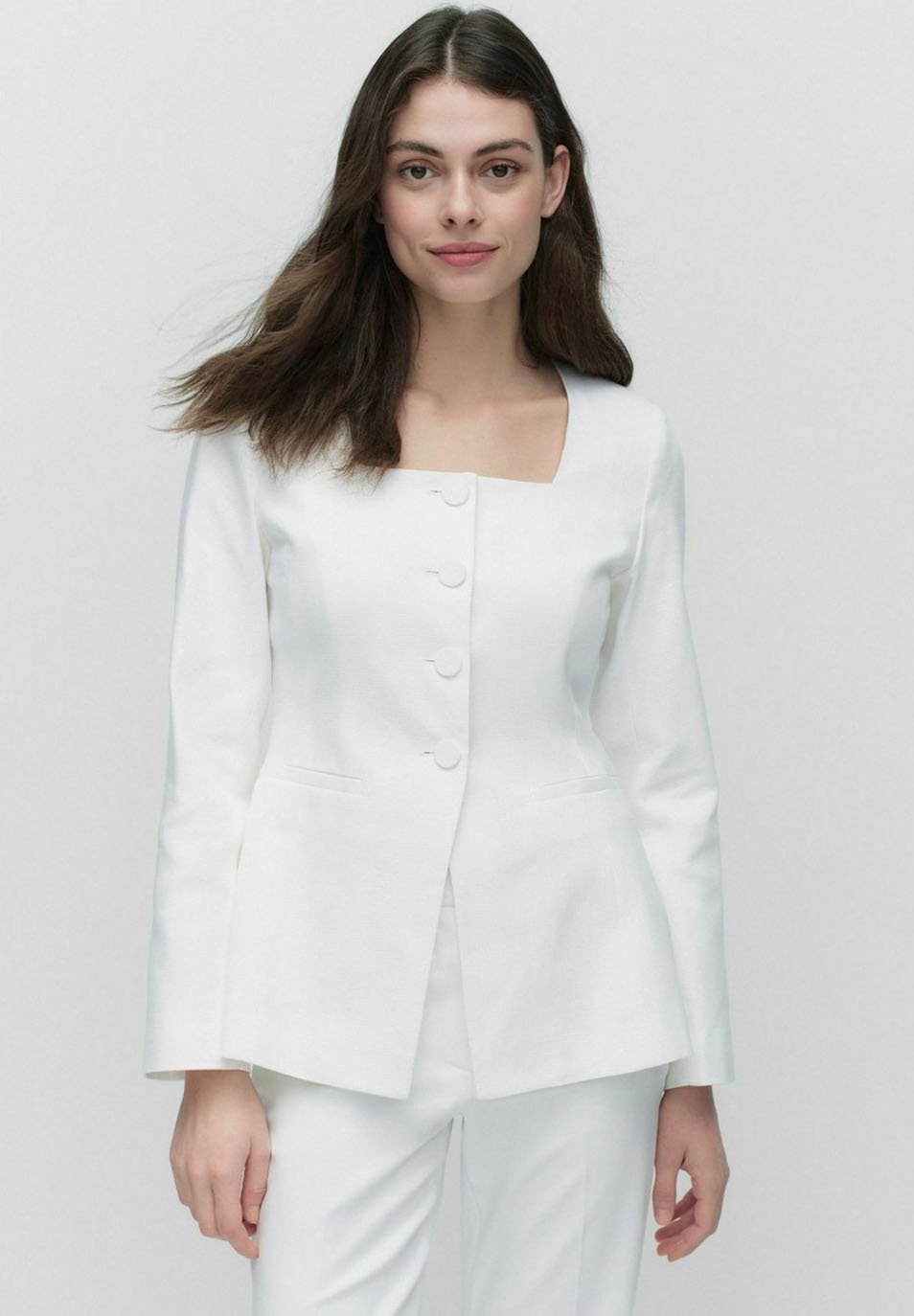 

Блейзер TINA SQUARE NECKLINE STOCKH LM, белый
