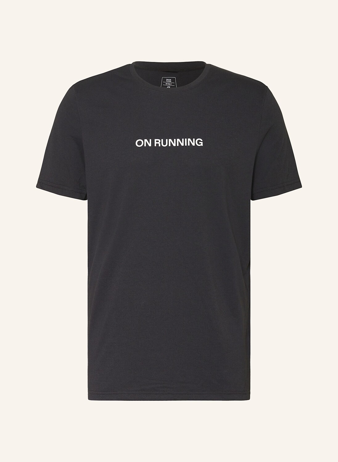 

Беговая рубашка on run-t On, черный/белый