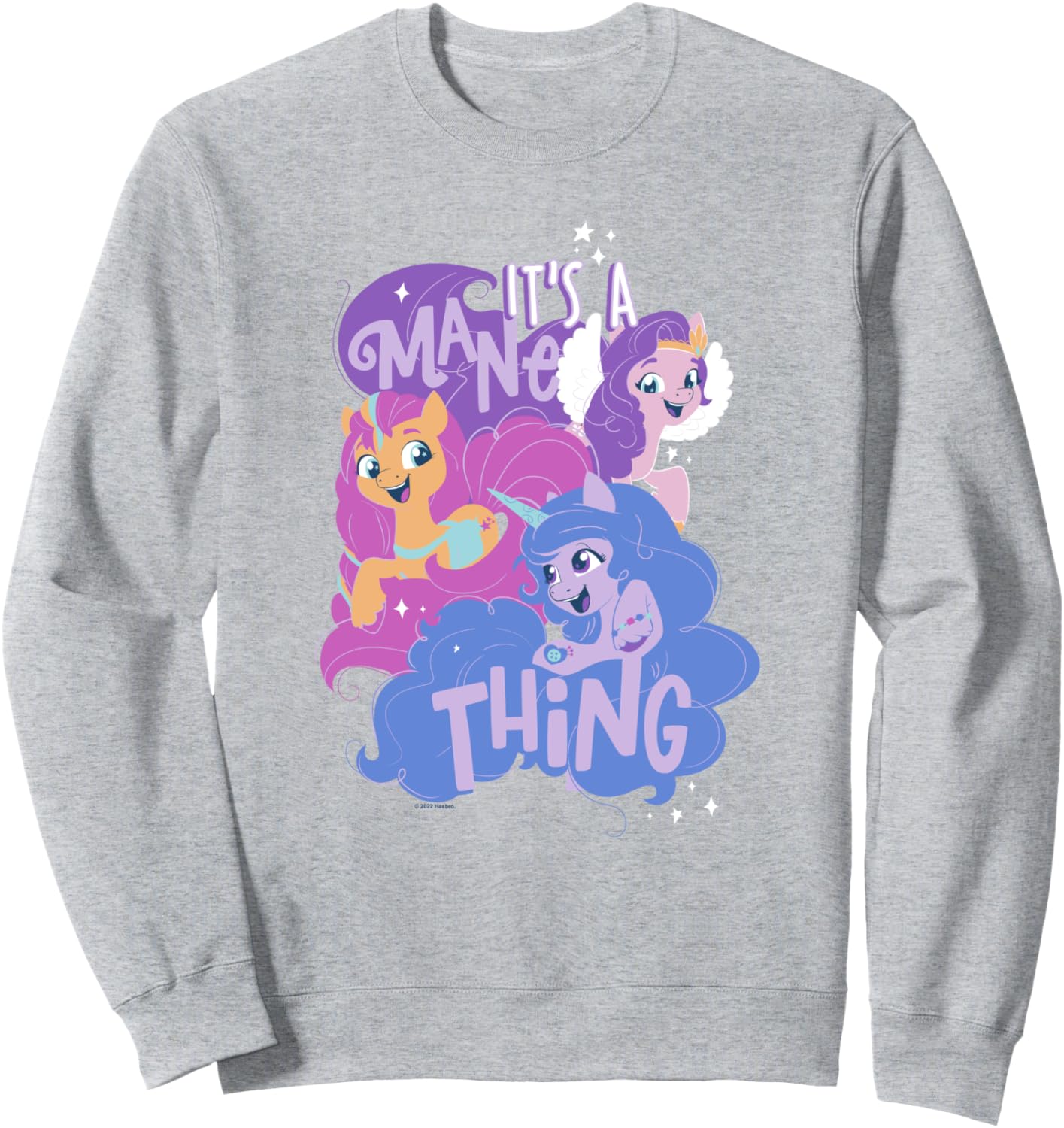 

Толстовка My Little Pony: A New Generation Mane Thing Group Shot, серая, Серый, Толстовка My Little Pony: A New Generation Mane Thing Group Shot, серая