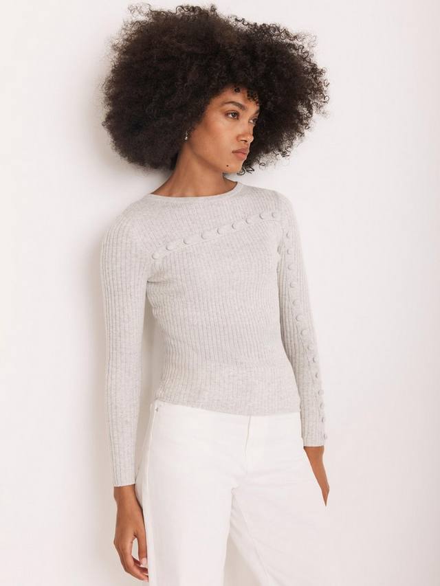 

Асимметричный топ из хлопковой смеси Mint Velvet