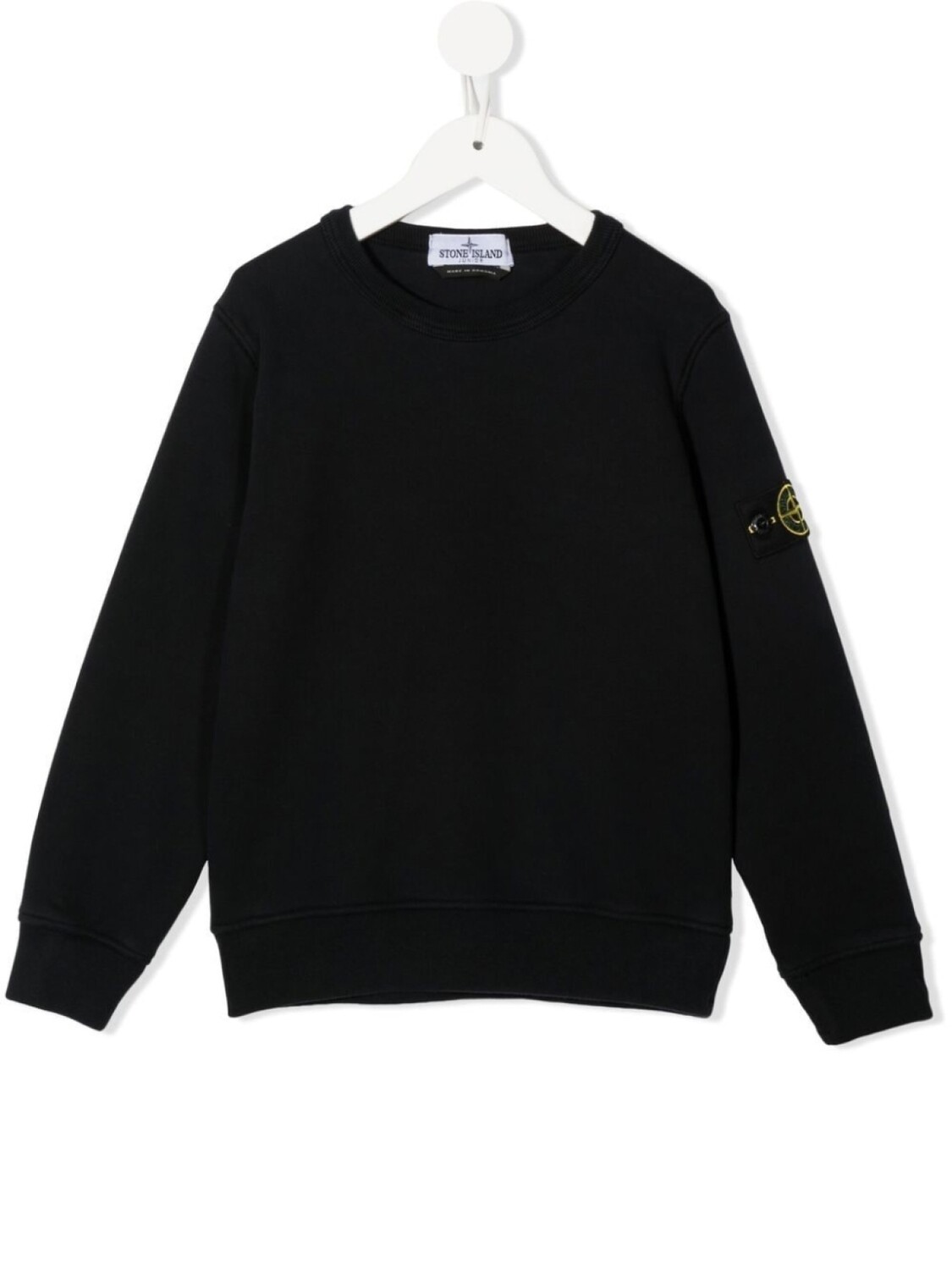 

Толстовка с нашивкой-логотипом Stone Island Junior, синий