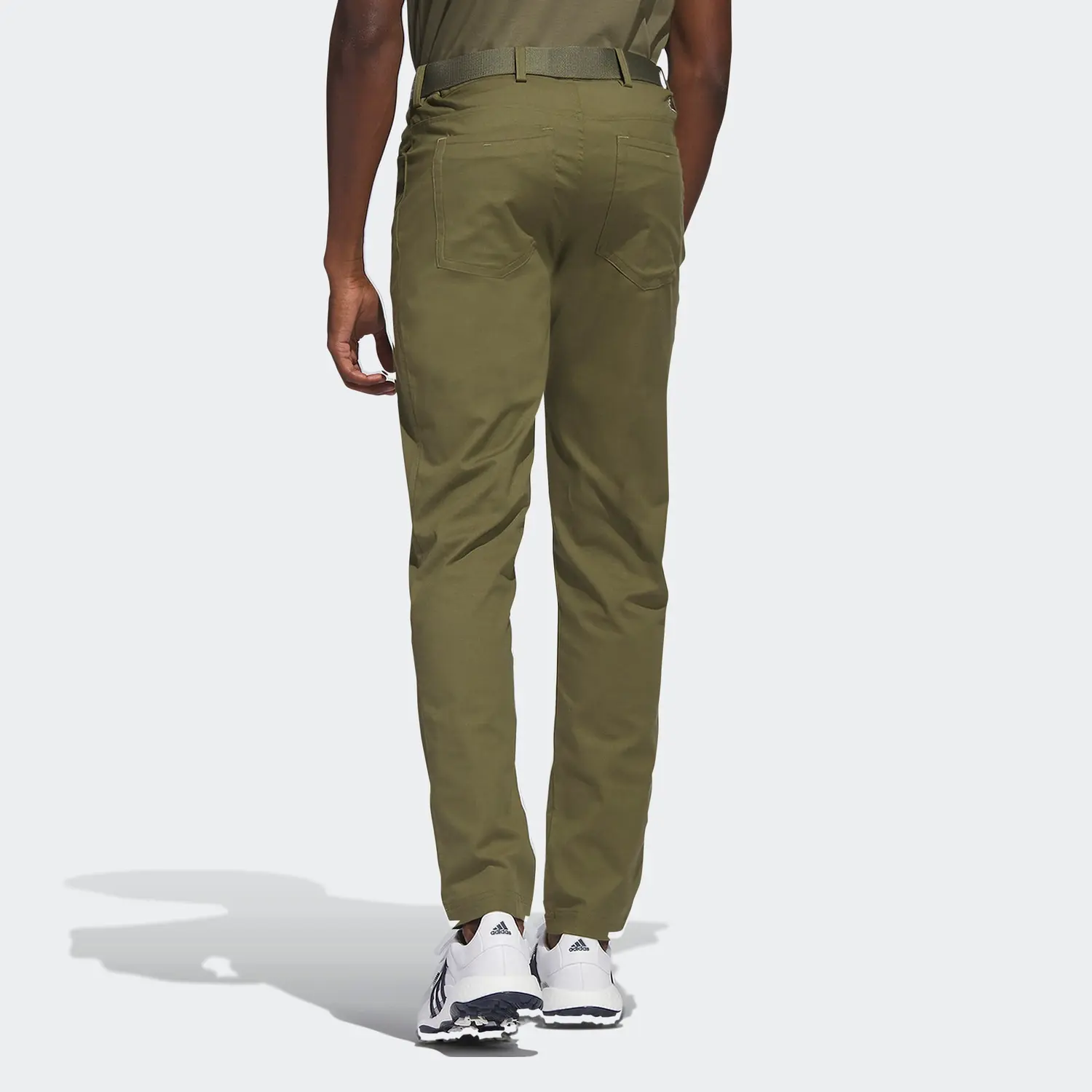 Трикотажные спортивные штаны мужские Olive Strata Adidas, оливковый — фото 3