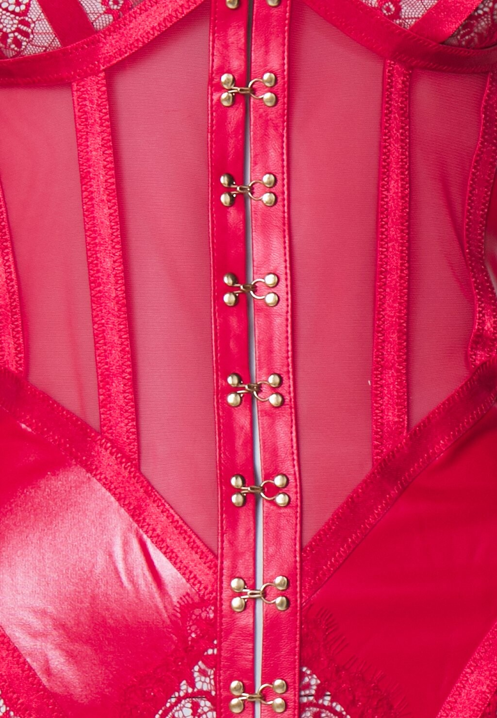 

Боди EXUBERANT CROTCHLESS RED Ann Summers, красный