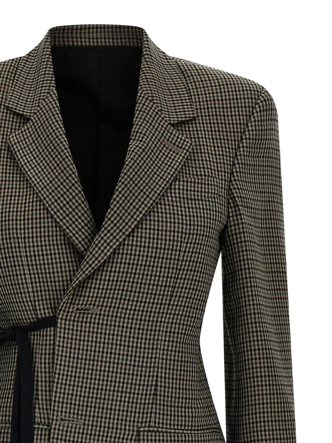 Жакет «Wrap Tailored» BALENCIAGA, коричневый — фото 3