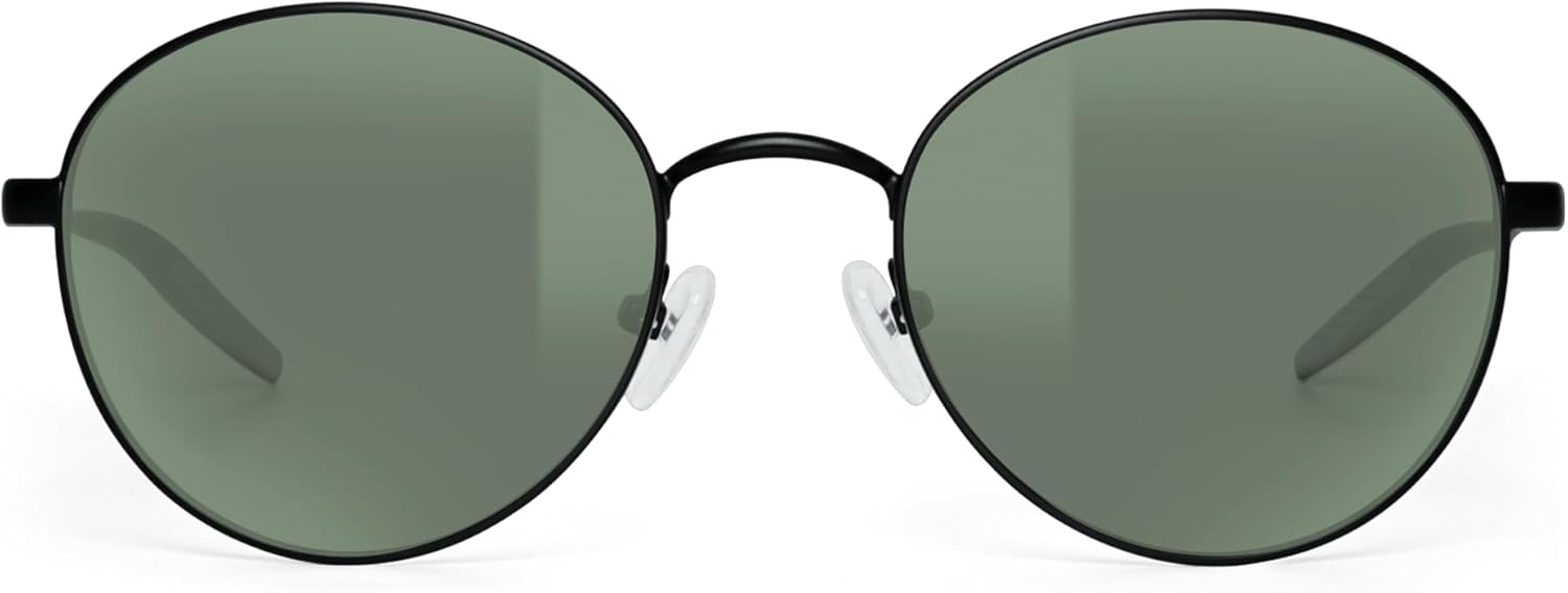 

Солнцезащитные очки-авиаторы Bnus для мужчин и женщин, металлическая оправа, линзы Corning, поляризованные, защита UV400, производство Италия (черный металлик, поляризованные линзы G-15) B.N.U.S, Black / G-15 Polarized