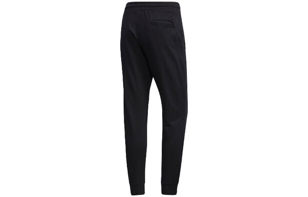 Спортивные штаны adidas neo Logo Pattern Bundle Feet Casual Sports Pants Black, черный — фото 2