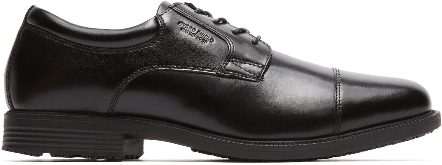 Мужские водонепроницаемые оксфорды Rockport Essential с закрытым носком, черный — фото 4
