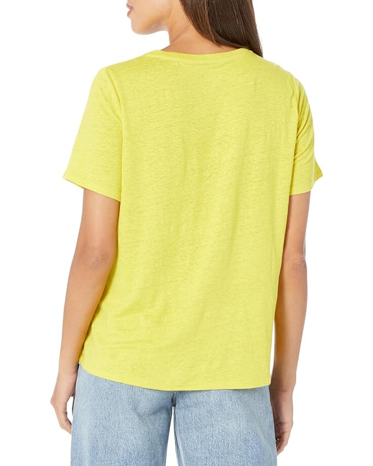 

Футболка Eileen Fisher Crew Neck Short Sleeve Tee, цвет Sunbeam