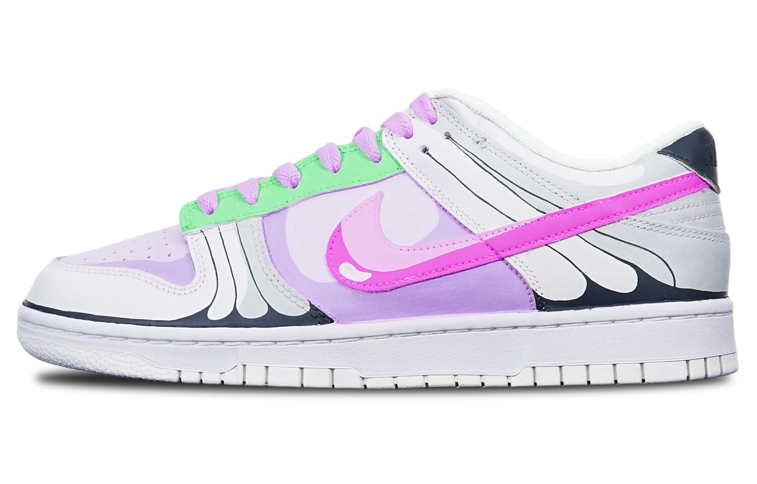 

Кроссовки Nike Dunk Skateboard Shoes Women's Low-Top White