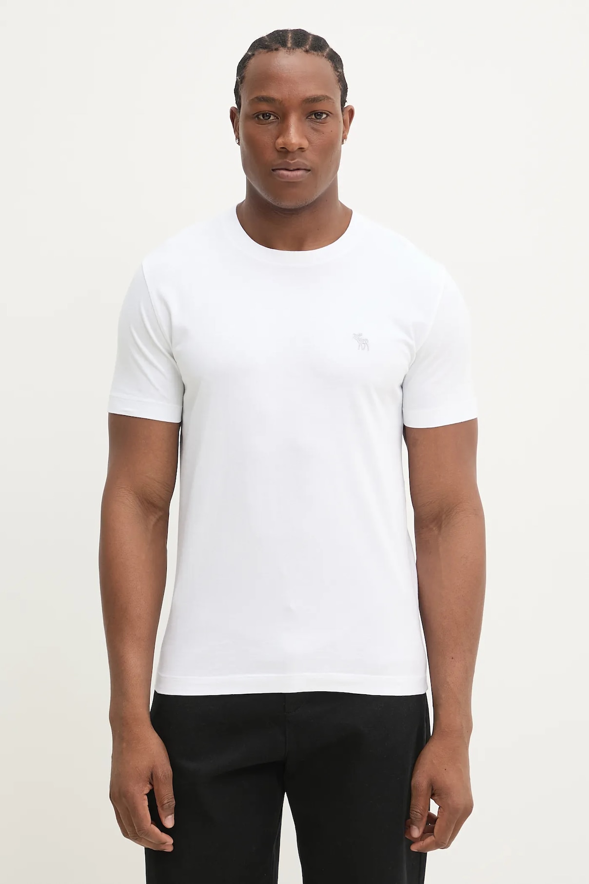 

Футболка из хлопка Abercrombie & Fitch, белый