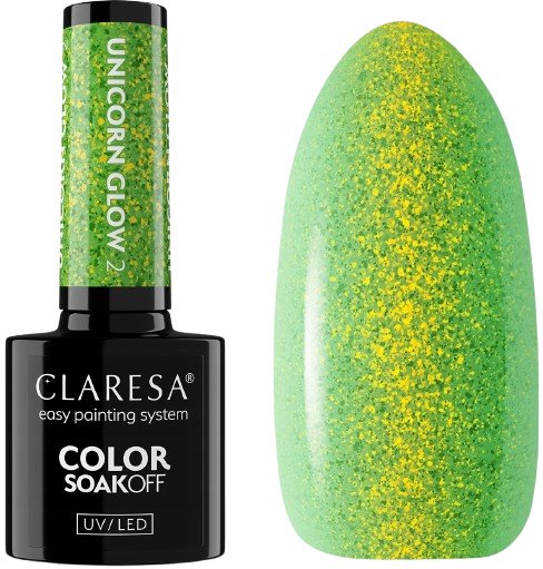 

Claresa, гибридный лак для ногтей Unicorn Glow 2, 5 г