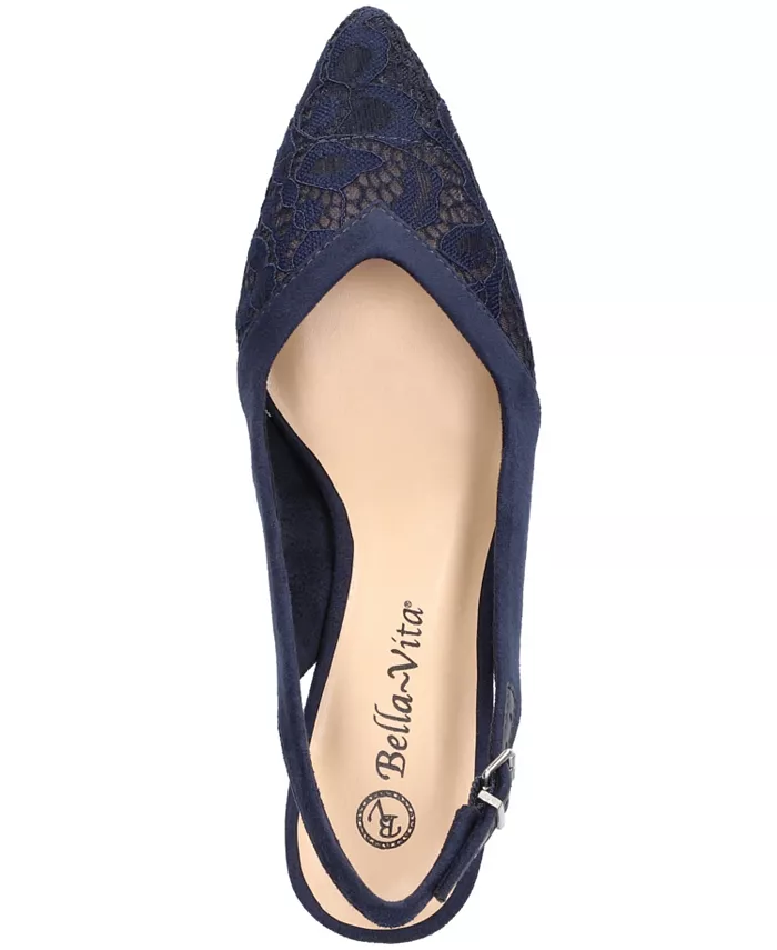 Женские туфли-лодочки Marquette Slingback Bella Vita, синий — фото 4