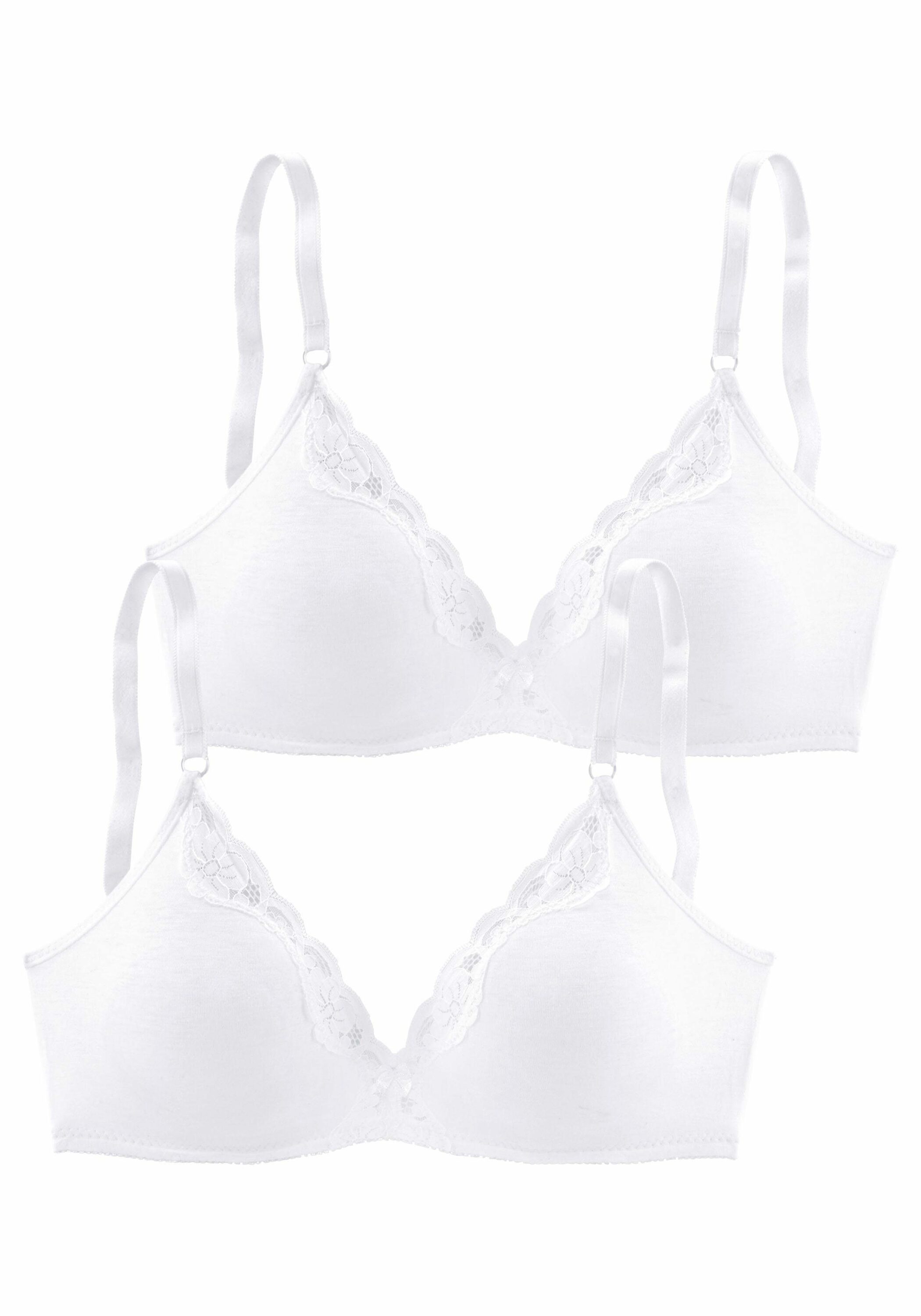 

Бюстгальтер без косточек PETITE FLEUR Bralette BH, цвет 2x weiß