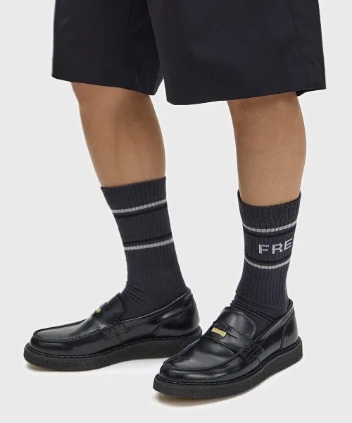 Мужские/Женские лоферы FRED PERRY x George Cox Penny Loafer Leather — фото 4