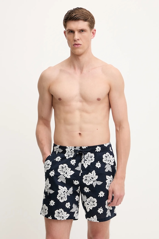 

Хлопковые шорты Tommy Jeans, темно-синий