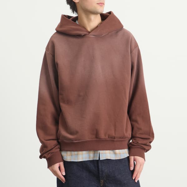 Худи 1996 года выпуска, стираное Acne Studios, chocolate коричневый — фото 2