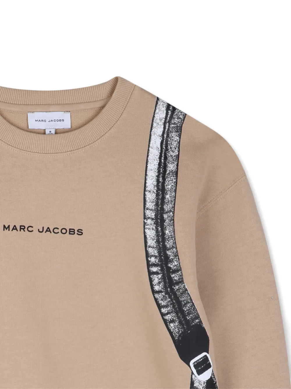 Толстовка с эффектом тромплей Marc Jacobs Kids, нейтральный — фото 3