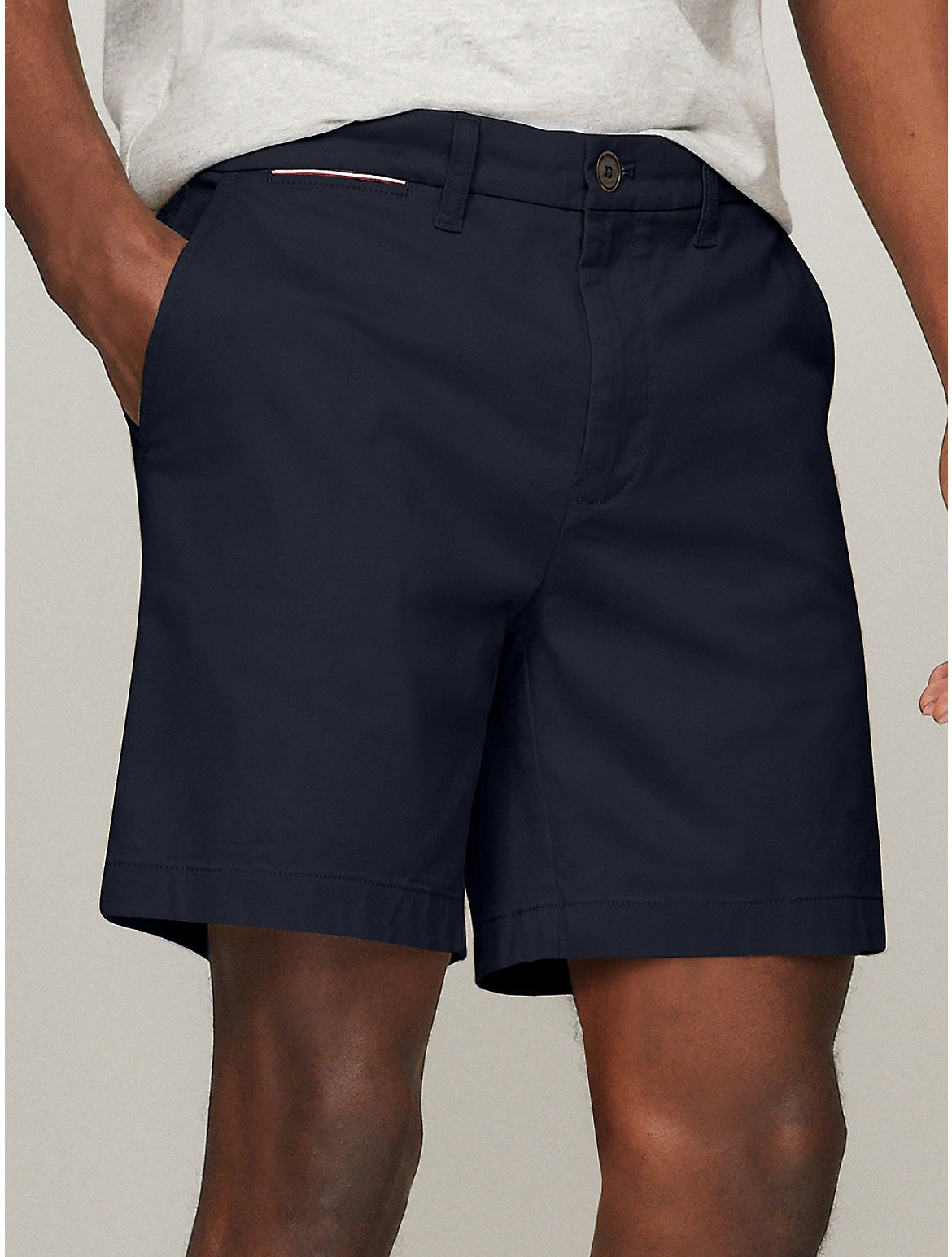

Tommy Hilfiger Мужские шорты Tommy Regular Fit 7", темно-синий