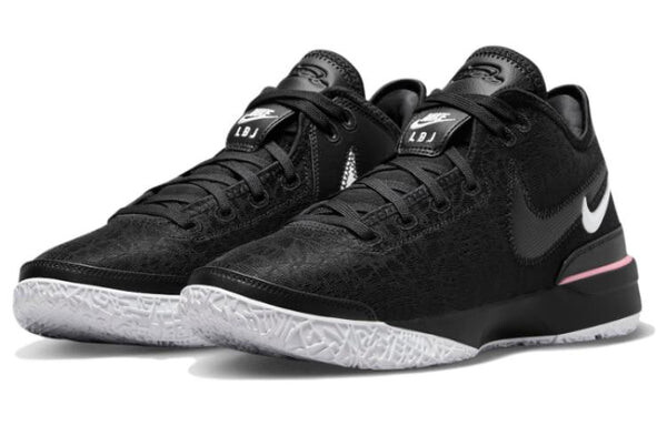 Кроссовки Nike LeBron NXXT Gen EP 'Black and White', черный — фото 3