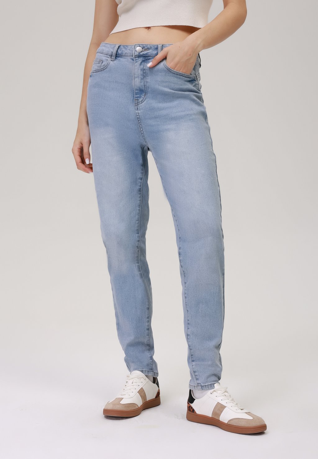 

Джинсы облегающего кроя Even&Odd by Zalando, цвет Light Blue Wash