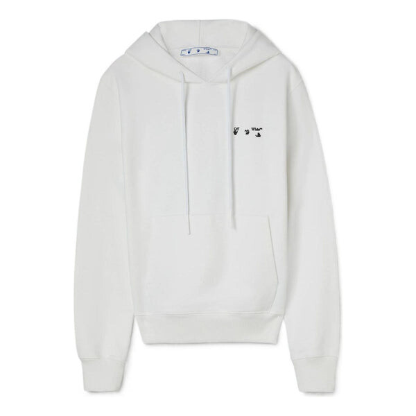 

Толстовка OFF-WHITE SS22 Solid Color Hooded Pullover Long Sleeves Unisex White, белый