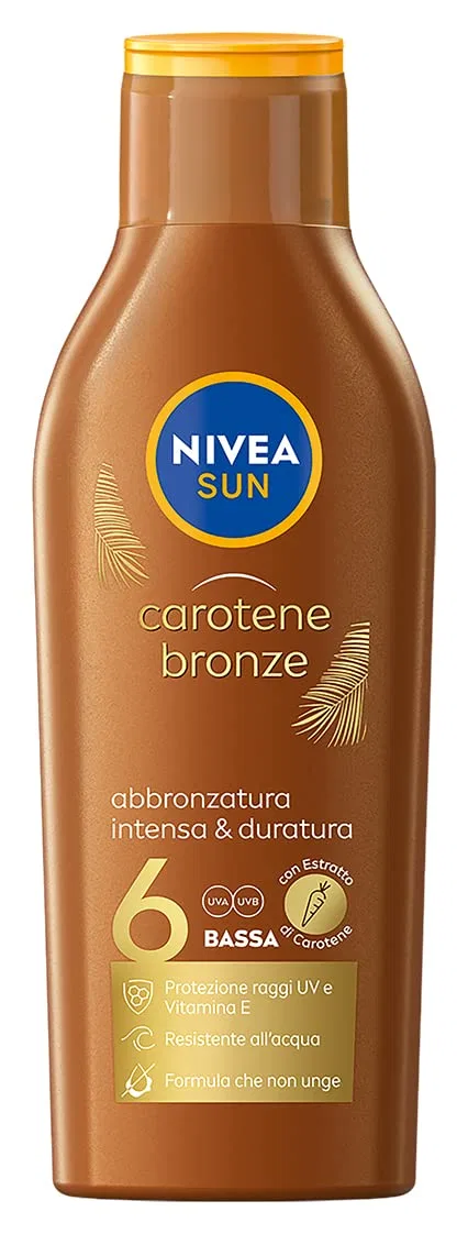 Солнцезащитный лосьон NIVEA SUN Carotene Bronze FP 6 Nivea Sun