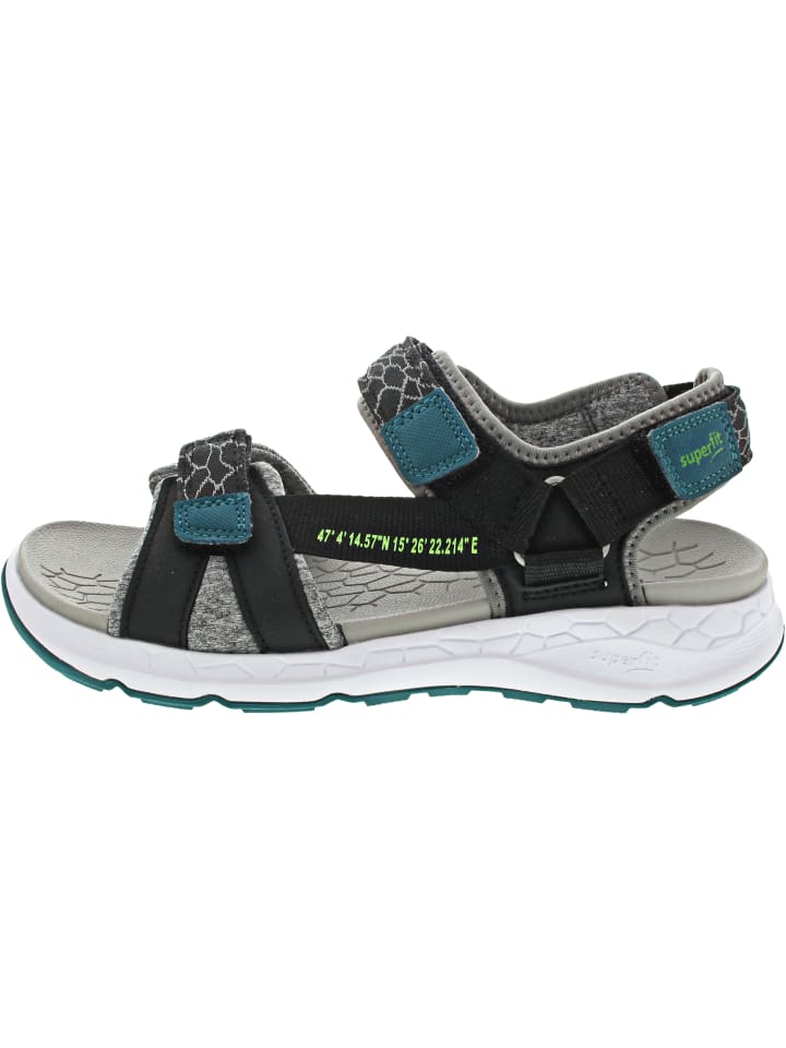 

Superfit Черные сандалии с перекрестными ремешками