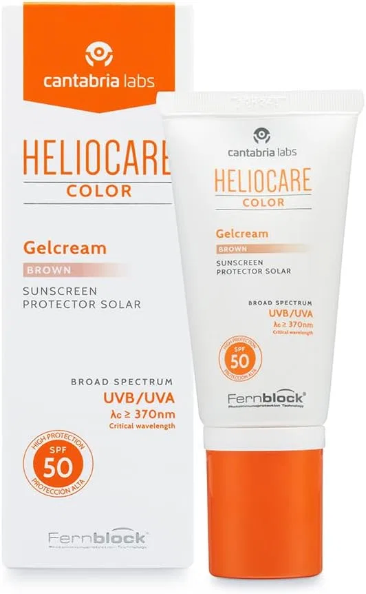 Солнцезащитный крем-гель Heliocare SPF 50 цвет коричневый 50 мл