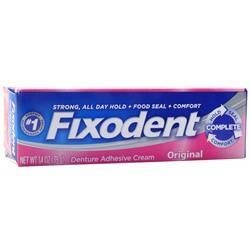 

Fixodent Клейкий крем для зубных протезов Оригинал 1,4 унции