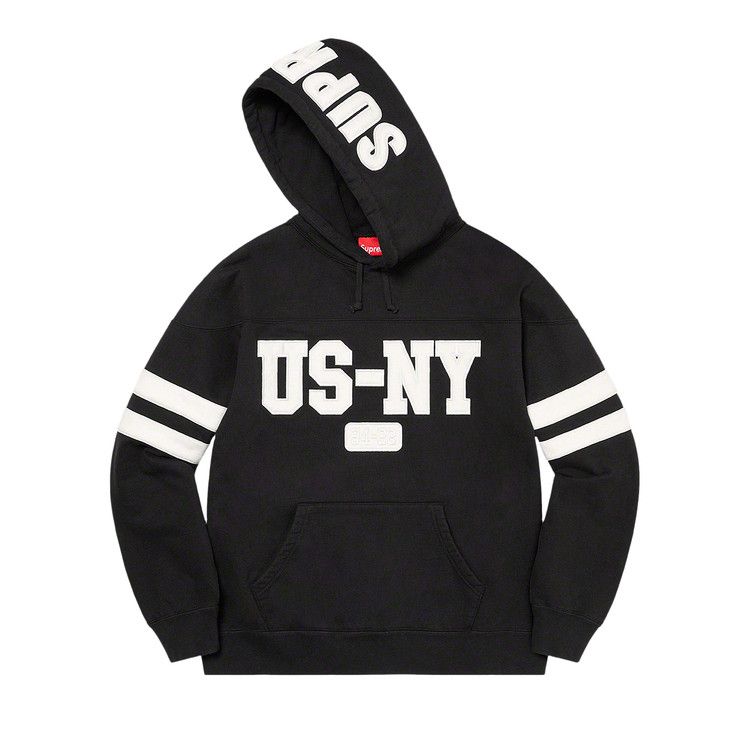 

Толстовка Supreme US-NY Hooded Sweatshirt, Black