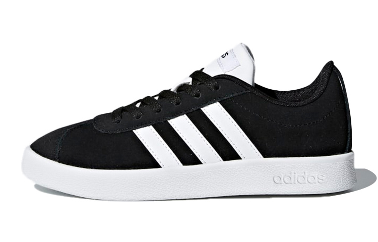 Adidas Neo Кроссовки для скейтбординга VL Court 20 K Low top черно-белые — фото 2