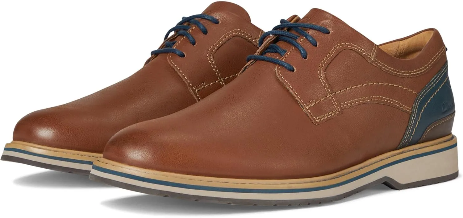 Мужские кроссовки Clarks Monahan Plain Oxford, коричневый