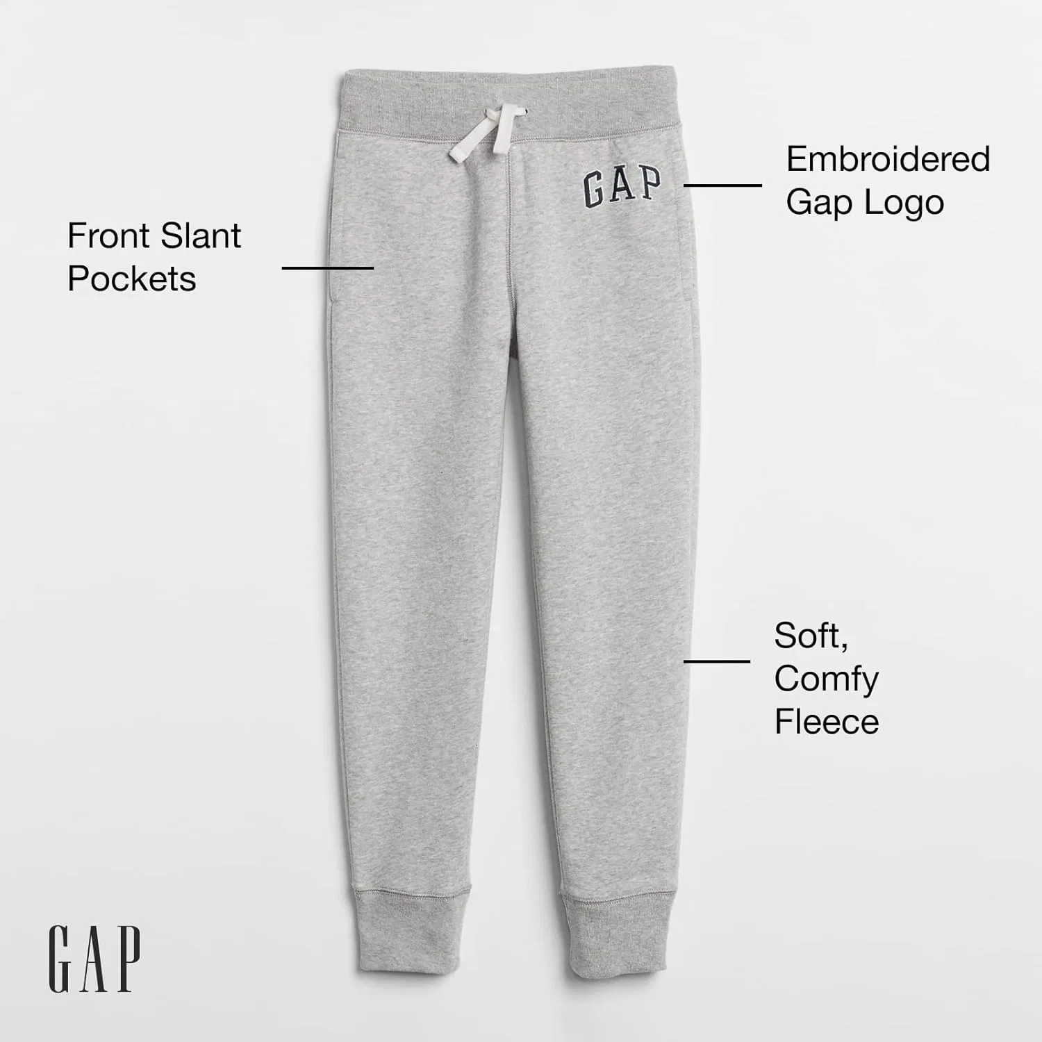Спортивные брюки-джоггеры Gap Boys Heritage Logo Pull-on, Blue Camo — фото 2