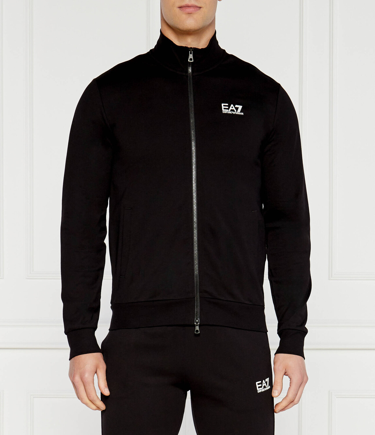 

Спортивная толстовка EA7 Regular Fit, черный