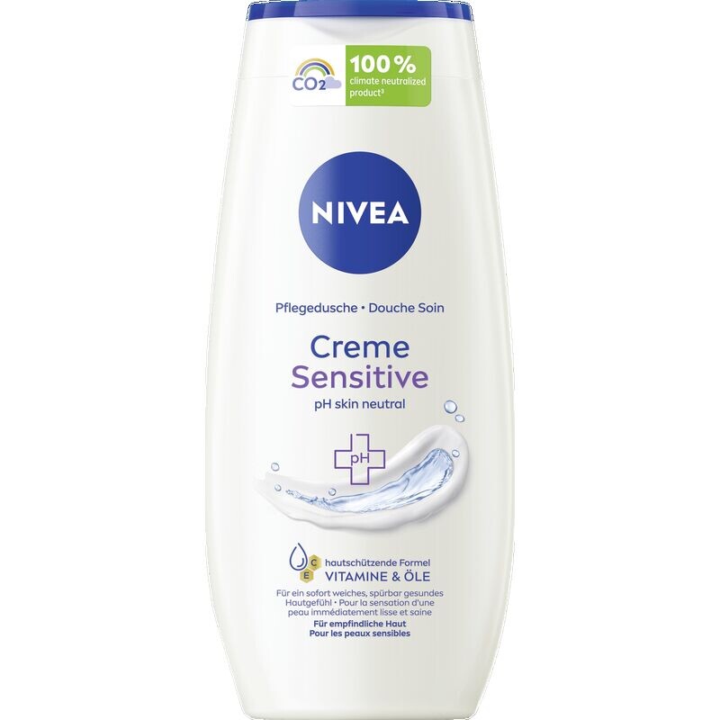 

Уход Крем для душа Sensitive NIVEA, 250 ml