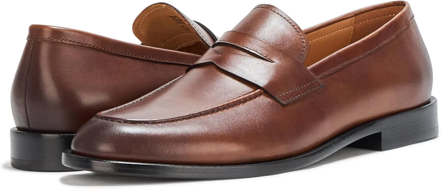 Лоферы из натуральной кожи Brooks Brothers, Tan — фото 3