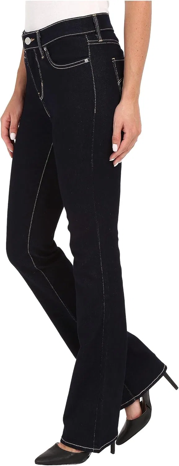 Levi's Women's Plus-Size 315 зауженные джинсы буткат, Darkest Sky — фото 2
