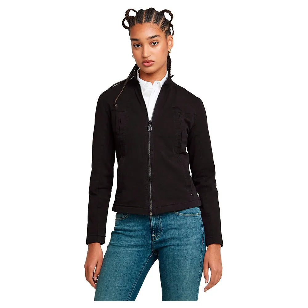 

Куртка G-Star Biker leather, черный
