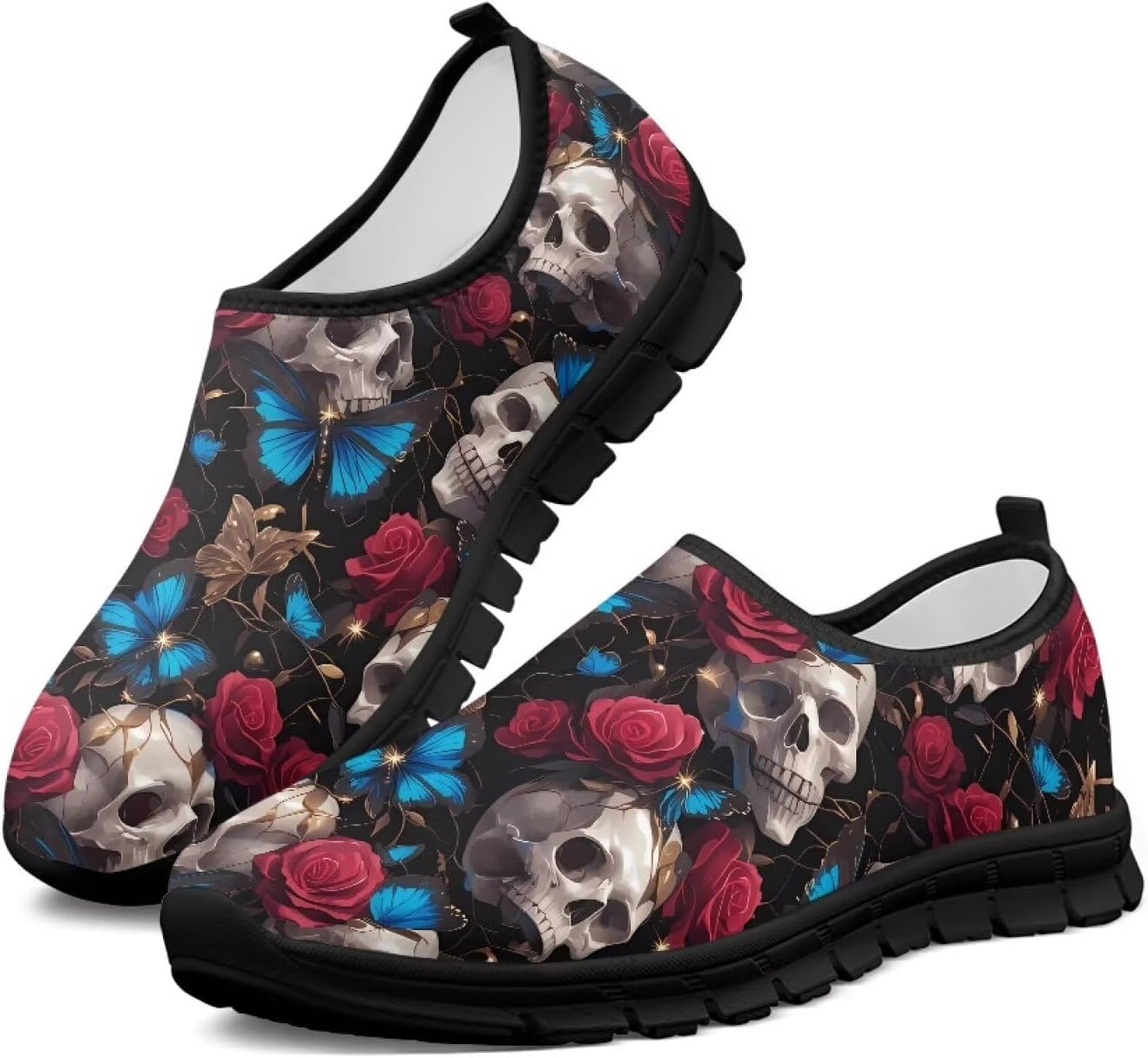 

Мужские поддерживающие кроссовки для бега, модные повседневные спортивные туфли, эластичная амортизированная обувь для прогулок и путешествий, на каждый день и свидания, размер 5-14, черная подошва Ocxbuir