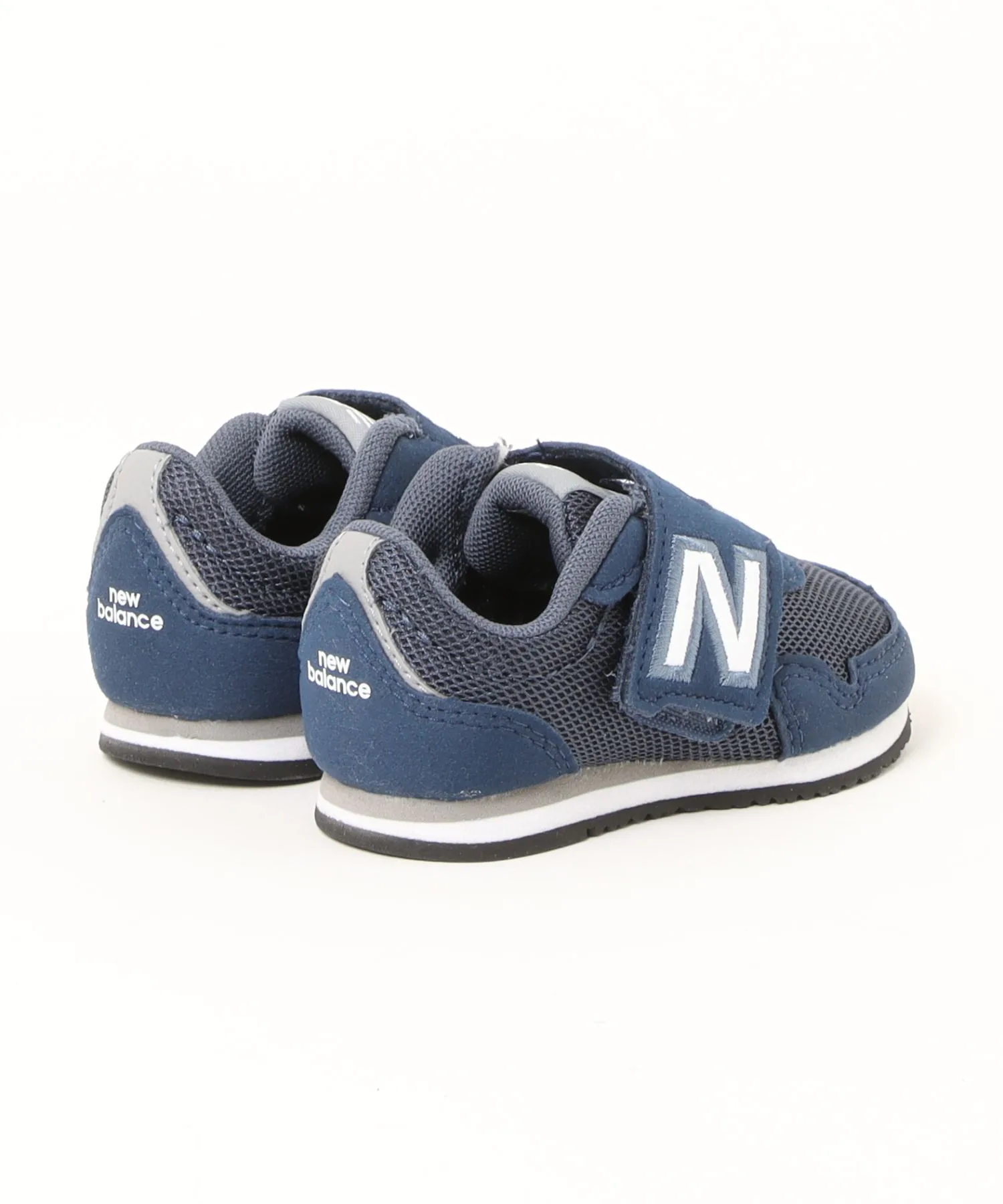 Детские кроссовки на липучках New Balance IV323 серые — фото 2