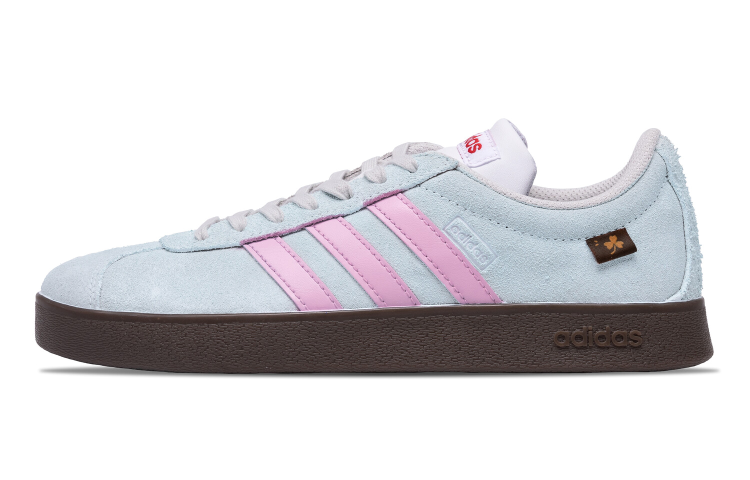 

Кроссовки adidas neo Vl Court Skateboarding Shoes Unisex Low-top Cyan/pink, голубой, Синий, Кроссовки adidas neo Vl Court Skateboarding Shoes Unisex Low-top Cyan/pink, голубой