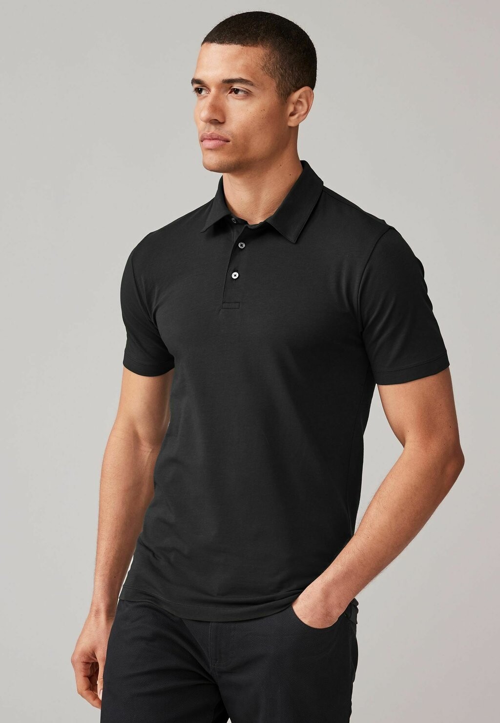 

Рубашка поло SHORT SLEEVE 3 PACK-MUSCLE FIT Next, черный
