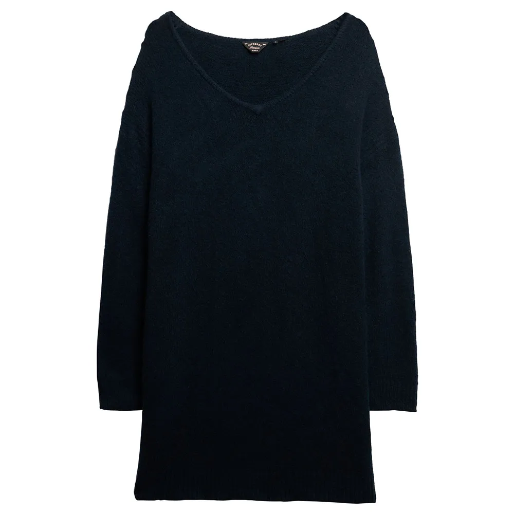 

Платье Superdry W8011762A long sleeve short, синий