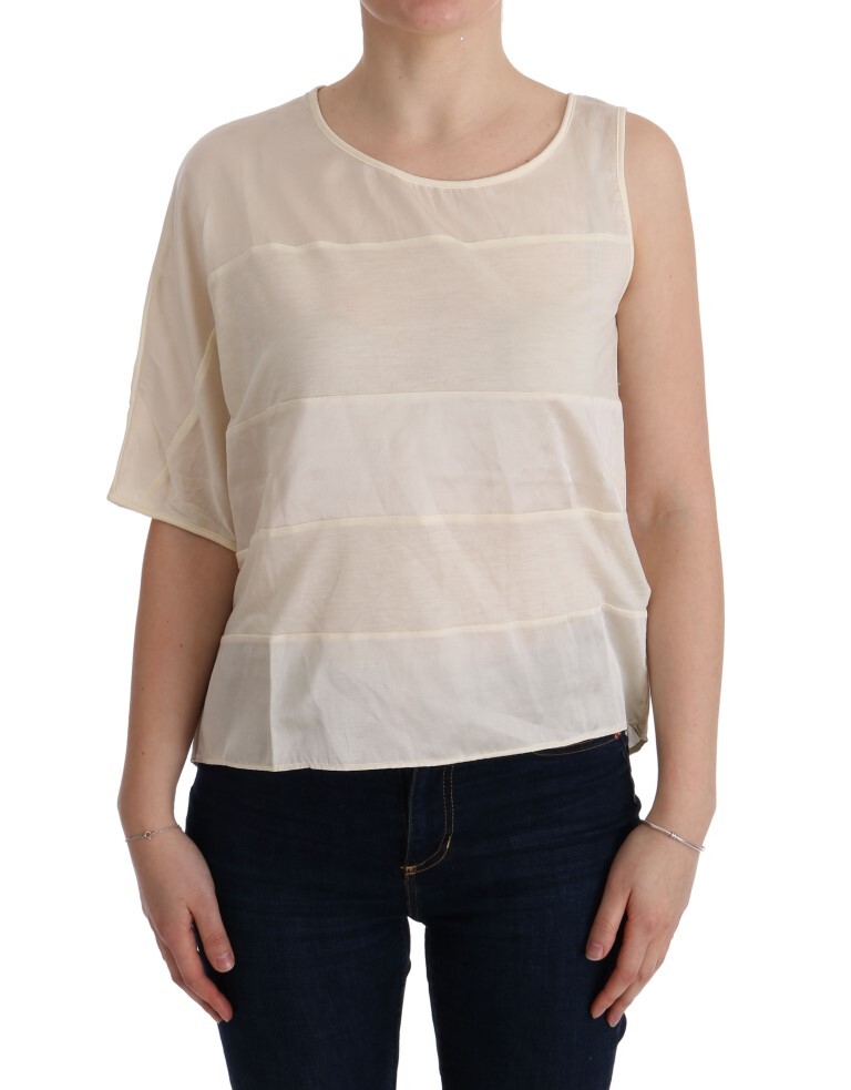 

Бежевый топ без рукавов из модала - Elevated Basics Costume National