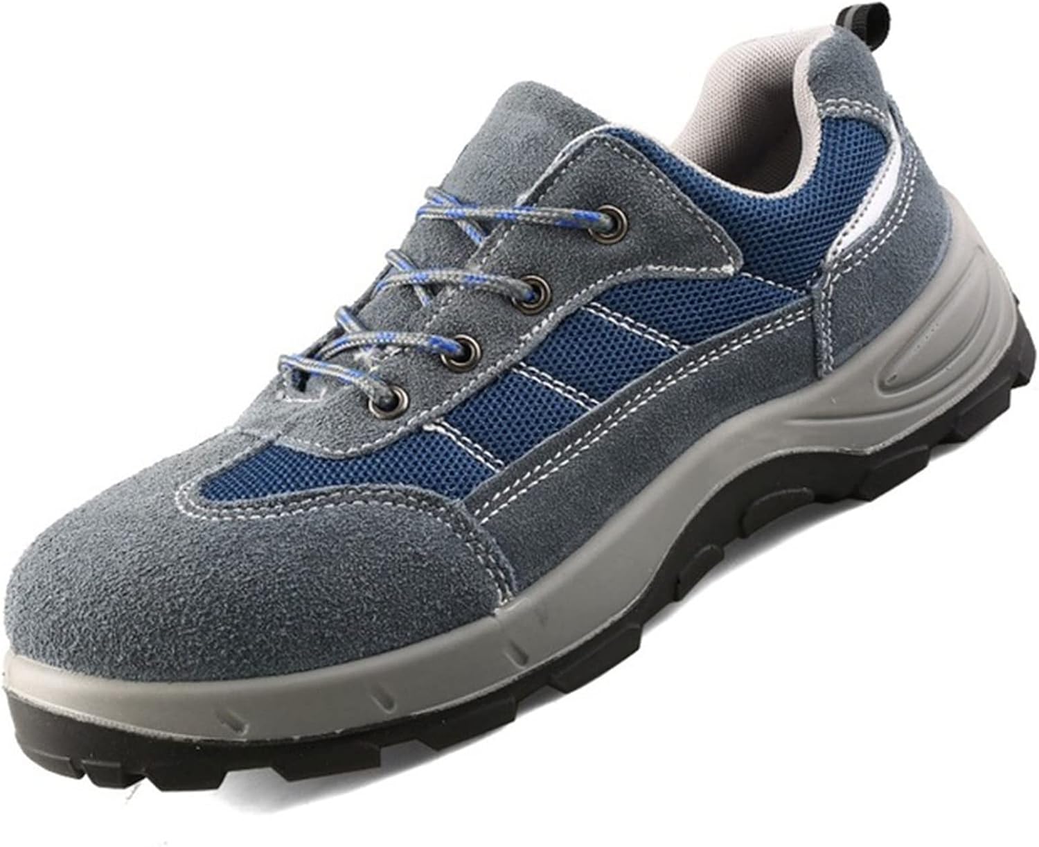 

Кроссовки HISXUS с защитой для мужчин и женщин, беговые и строительные ботинки с стальным носком (Цвет: черный, Размер: 6.5 US)