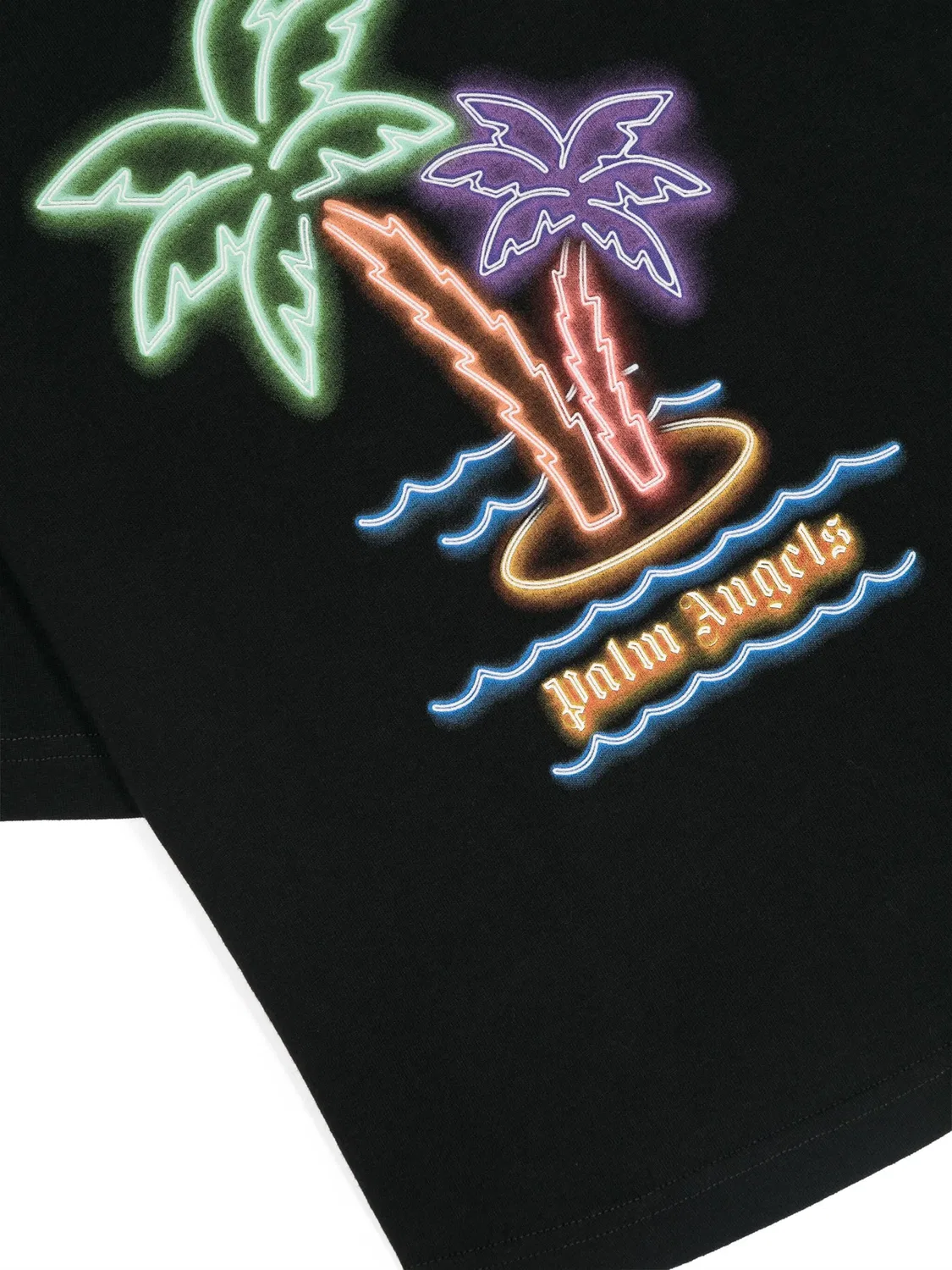 Футболка Neon Palms Palm Angels Kids — фото 3