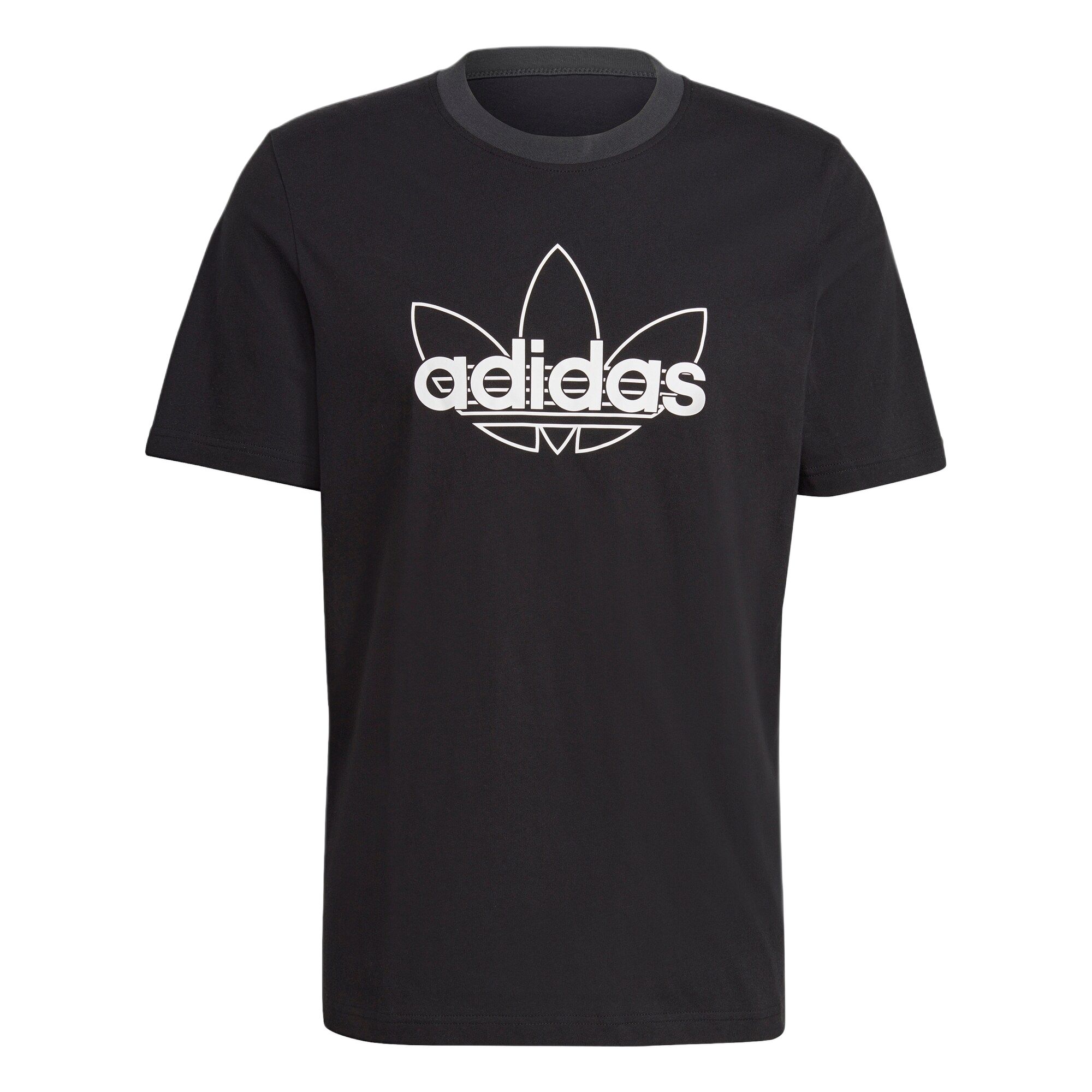 

Adidas Originals Мужская футболка, черно-белая, Черный, Adidas Originals Мужская футболка, черно-белая