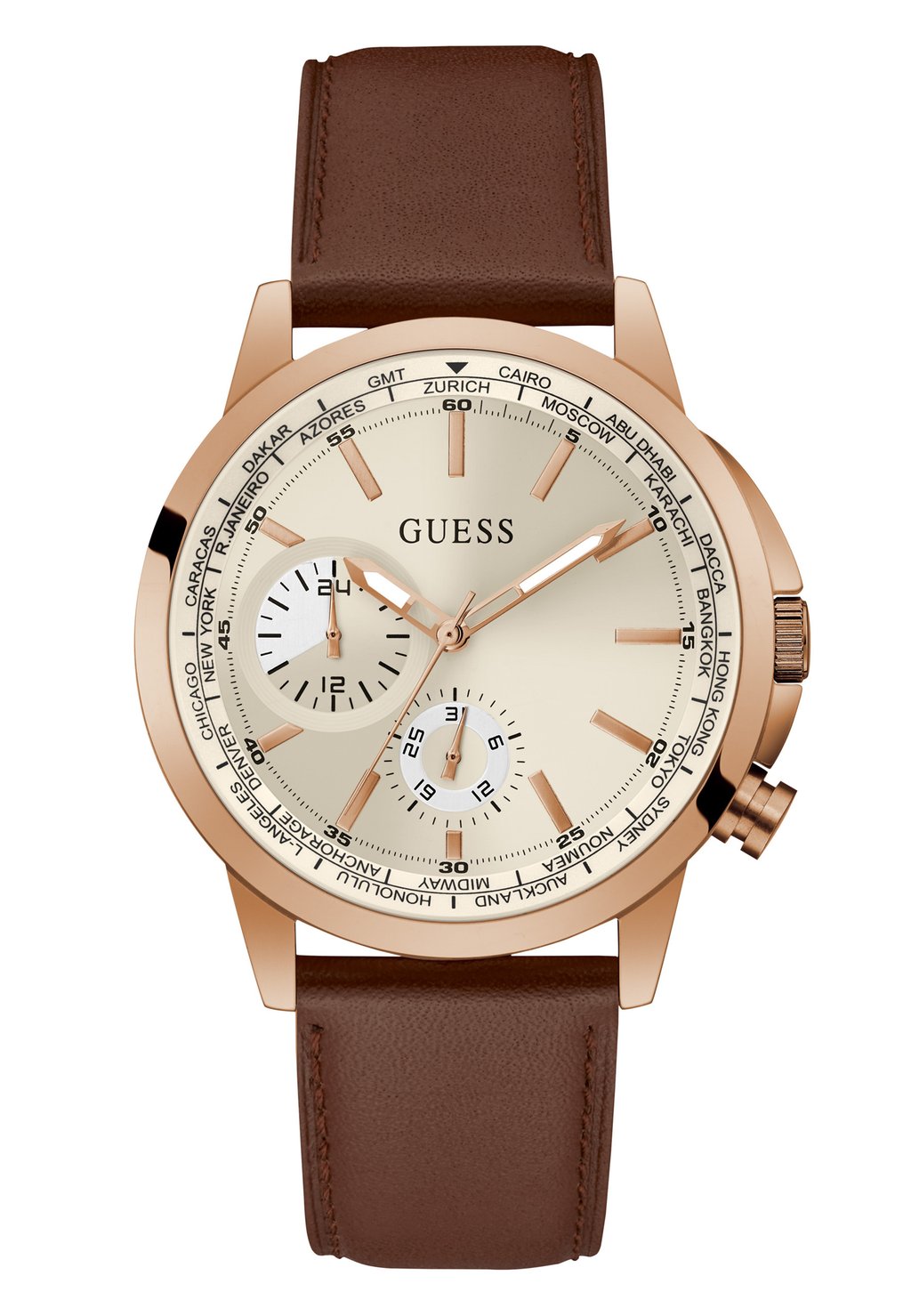 

Хронограф SPEC Guess, цвет brown