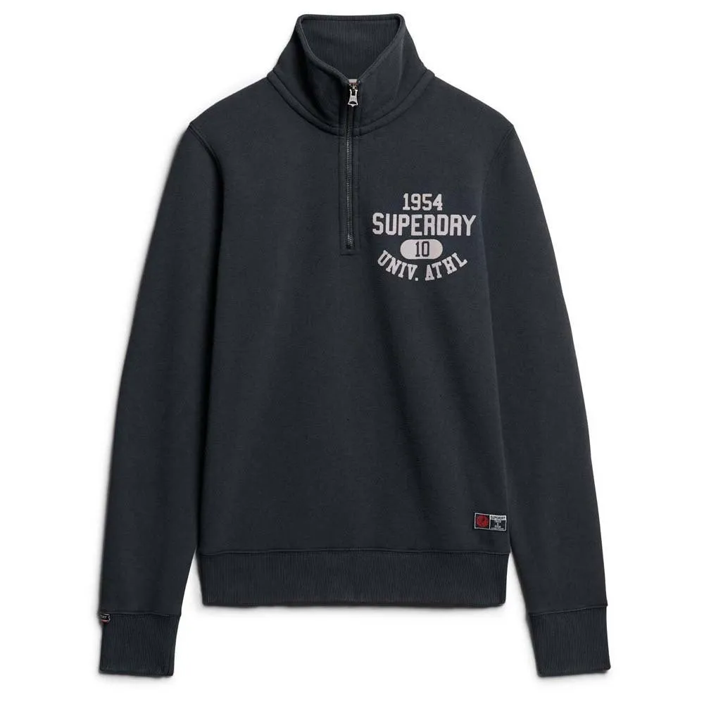 

Толстовка Superdry Track & Field Graphic half zip, черный