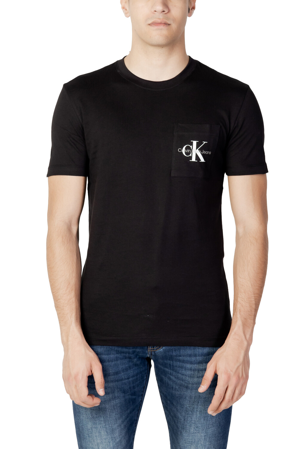 

Футболка мужская Calvin Klein Jeans с карманом, черный